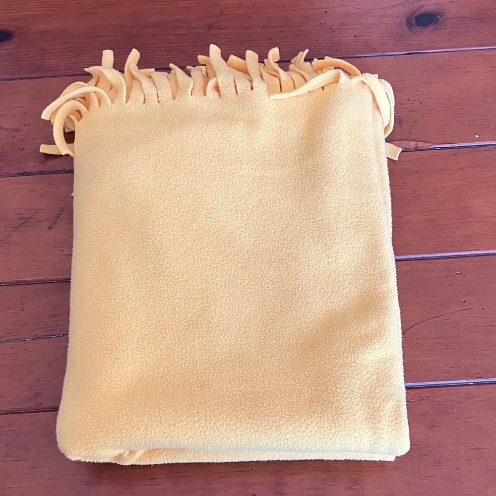 Yellow Ikea Fleece Blanket